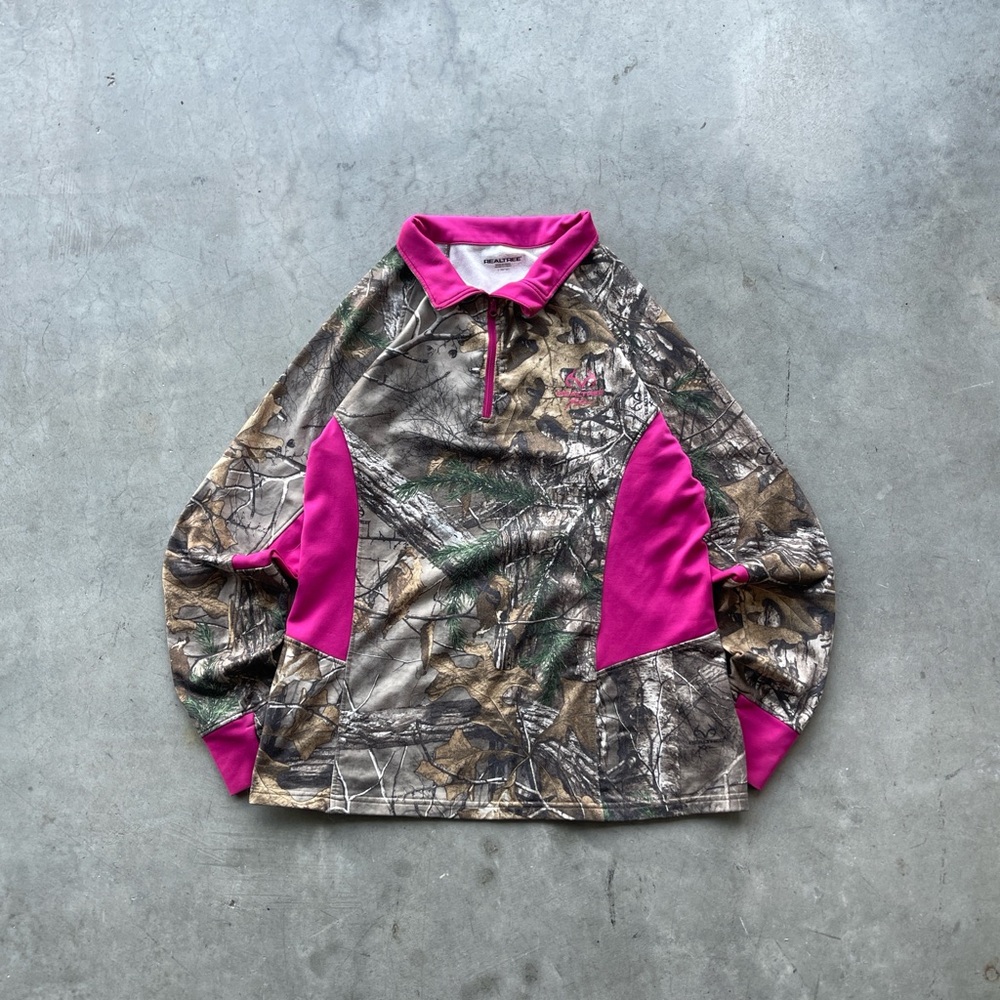 Realtree Camo and Pink Pullover